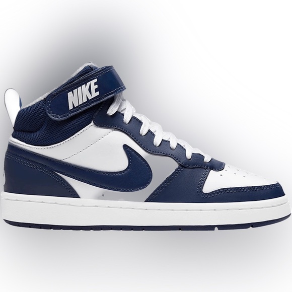 NIKE
COURT BOROUGH MID 2 SNEAKER BLUE/WHITE - Picture 2 of 12